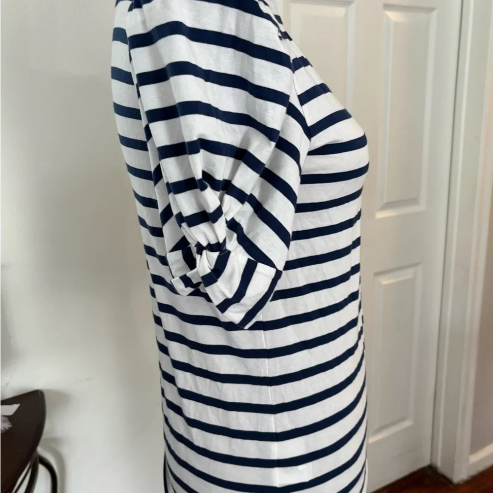 lilly pulitzer Women Stripped Top With‎ Balloon Sleeves Size S fits M